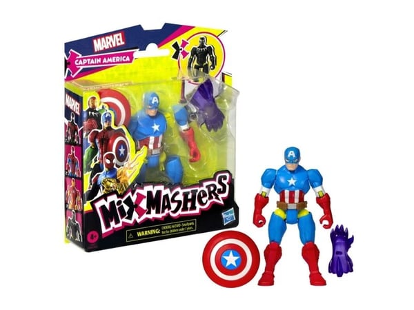 Kostajat MixMashers Basic Fig 12cm - Kapteeni Amerikka