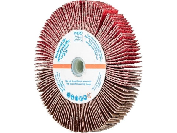 PFERD 44782604, Klaffhjul, Rustfritt stål, 12200 RPM, Rund, 12,5 cm, 20 mm