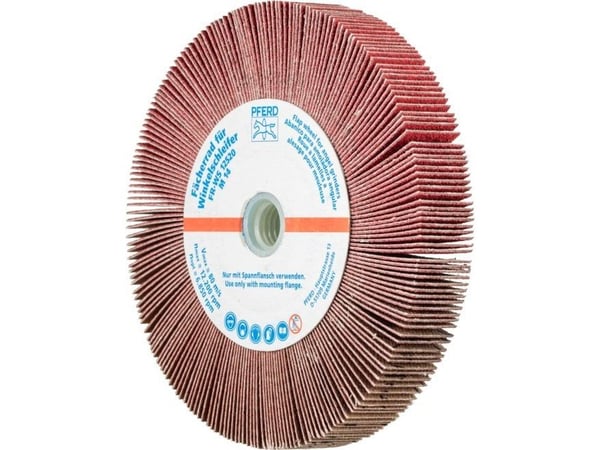 PFERD 44782612, Flikhjul, Rostfritt stål, 12200 RPM, Rund, 12,5 cm, 20 mm