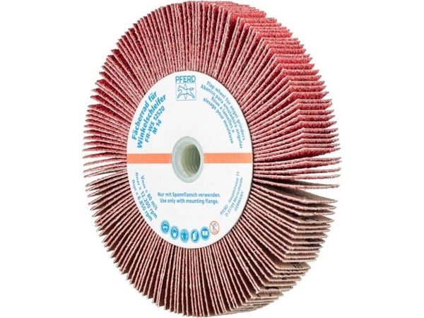 PFERD 44782606, Klaffhjul, Rustfritt stål, 12200 RPM, Rund, 12,5 cm, 20 mm