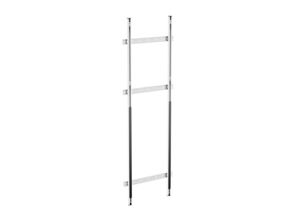 DELTACO Office ARM-0811 - Monteringskomponent (gulv-til-vegg støtte) - for LCD-skjerm - robust stål - svart