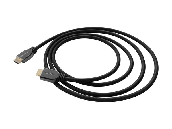 Deltaco 100034 HDMI-kabel 2 m, hann til hann, 8K 60 Hz, svart