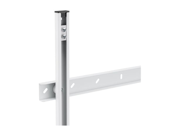 DELTACO Office ARM-0811 - Monteringskomponent (gulv-til-vegg støtte) - for LCD-skjerm - robust stål - svart