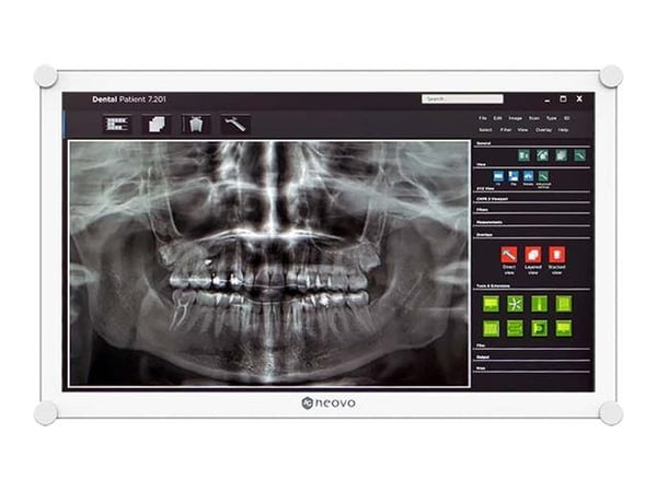 AG Neovo DR-2202 - DR-Series - LED-skjerm - 22" (21.5" synlig) - monterbar / stasjonær - 1920 x 1080 Full HD (1080p) - IPS - 500 cd/m² - 1000:1 - 5...