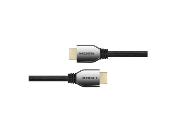 Deltaco 100034 HDMI-kabel 2 m, hann til hann, 8K 60 Hz, svart