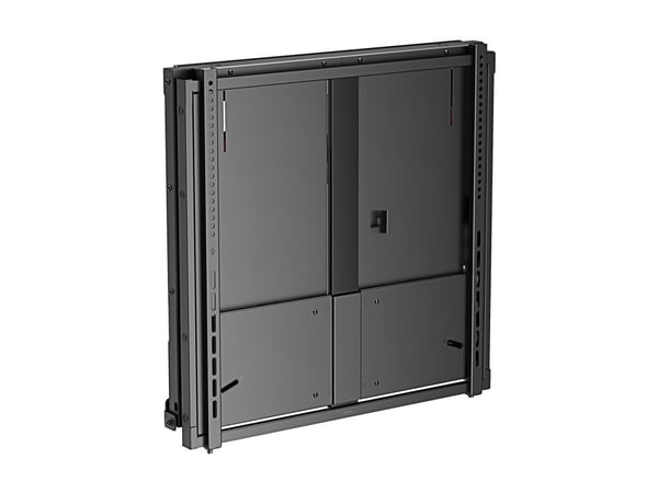 DELTACO Office ARM-0800 - Monteringssett (veggmontering) - høydejusterbar - for LCD-skjerm - manual, 35 - 65 kg - robust stål - svart - skjermstørr...