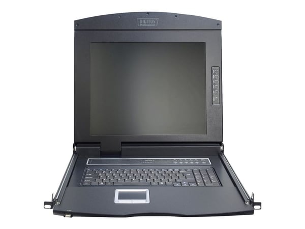 DIGITUS Modular Console Keyboard TR 17'' TFT 43,2 cm 1-ports KVM touch sw
