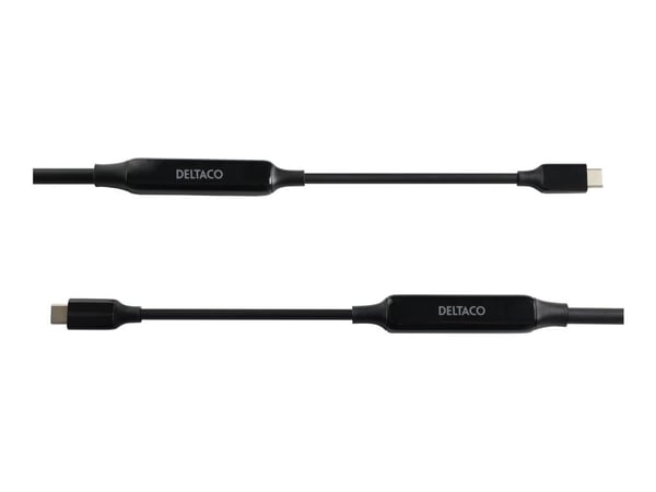 Kabel DELTACO USB-C C-C aktiv, 10Gbps, 3A, 3m / 1902002