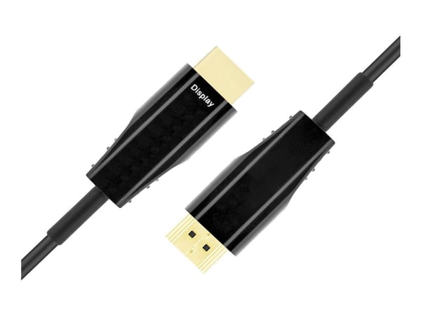 Deltaco ULTRA High Speed HDMI-kaapeli, 48Gbps, 20m, musta, AOC