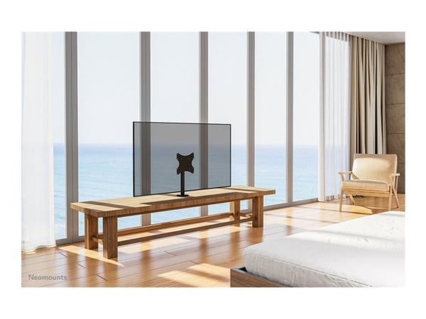Neomounts DS42-430BL12 - Stativ - festes med bolter - for TV - stål - svart - skjermstørrelse: 23"-43" - skrivebordsmonterbar