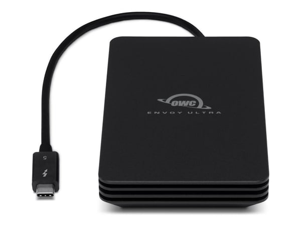 OWC Envoy Ultra - SSD - 2 TB - ekstern (bærbar) - M.2 NVMe - Thunderbolt 5 (USB-C kontakt) - svart