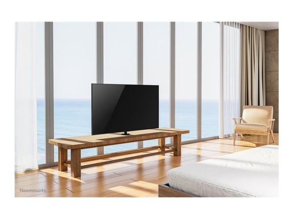 Neomounts DS42-430BL12 - Stativ - festes med bolter - for TV - stål - svart - skjermstørrelse: 23"-43" - skrivebordsmonterbar