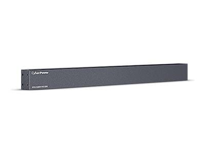 CyberPower Basic Series PDU20BHVIEC8R - Strømfordelerenhet (kan monteres i rack) - AC 200/230 V - inngang: IEC 60320 C20 - utgangskontakter: 8 (pow...