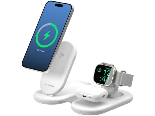 ALOGIC AL31WCPA-WH, Sisätila, USB, Langaton lataaminen, Valkoinen