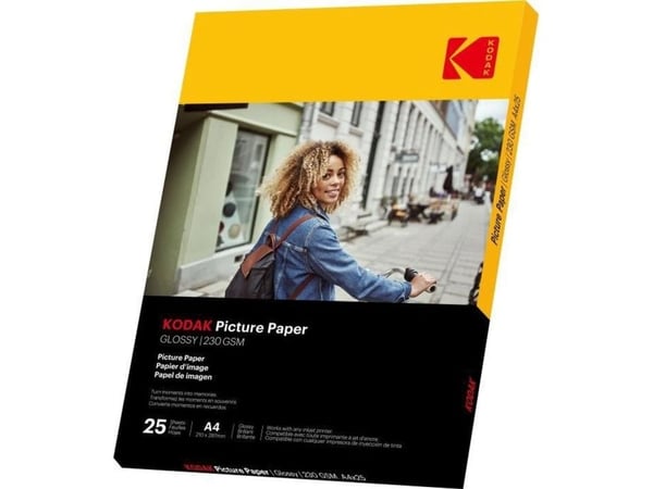 "Kodak Image Paper 230 g, 11,8 miljoner glans A4x25 (9891266)