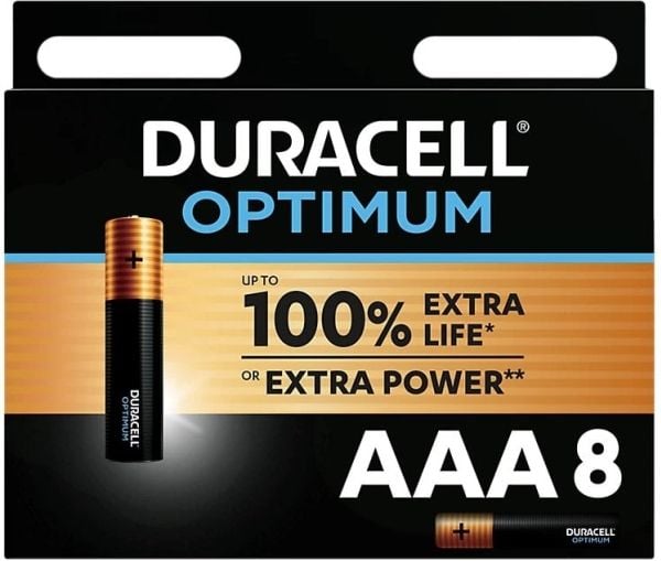 Duracell 5000394137714, Engangsbatteri, AAA, 8 stykker, Flerfarget