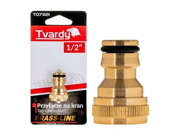 Hård anslutningsdel till kran 1/2" BRASS-LINE (10/80)