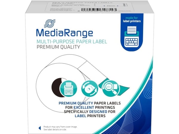 MediaRange Univ. paperitarrat Dymo 41x89mm 300kpl valkoinen