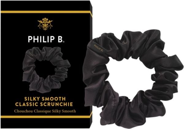 Philip B - Classic Black Scrunchie