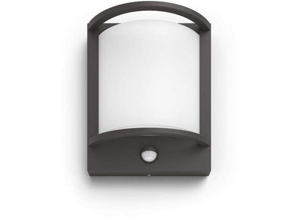Philips myGarden Samondra-vegglampe, 12 W, Vegglys, Antrasitt, Hvit, Aluminium, II, Tidsriktig, Moderne