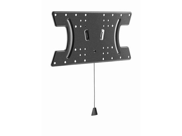 Gembird WM-65F-03 - Monteringssett (adapterplate, veggplate) - for TV - fast - aluminium, stål - svart - skjermstørrelse: 32"-65" - veggmonterbar