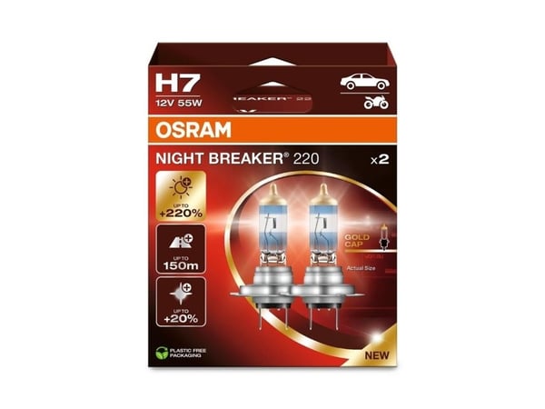 Osram Night Breaker 220 - H7 Bilpærer