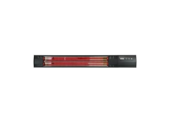 TunaBone sähköinen seinään asennettava infrapuna terassilämmitin TB2580W-01, 2500 W, Tehotaso 3, Sopii enintään 25 m²:n tiloihin, Musta, IP55