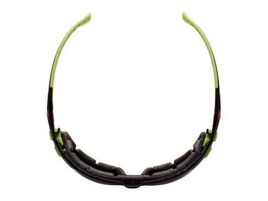 3M Schutzbrille S1GGC1 Grau Grün, Sikkerhetsbriller, Monteringsarbeid, Konstruksjons-/renoveringsarbeid, Støvarbeid, Slipearbeid, Turning/routing w...