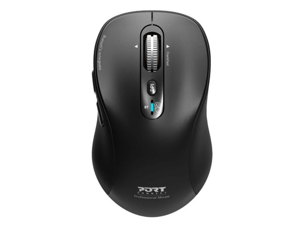 PORT Connect Professional EXPERT - Mus - ladbar - optisk - 6 knapper - trådløs - Bluetooth