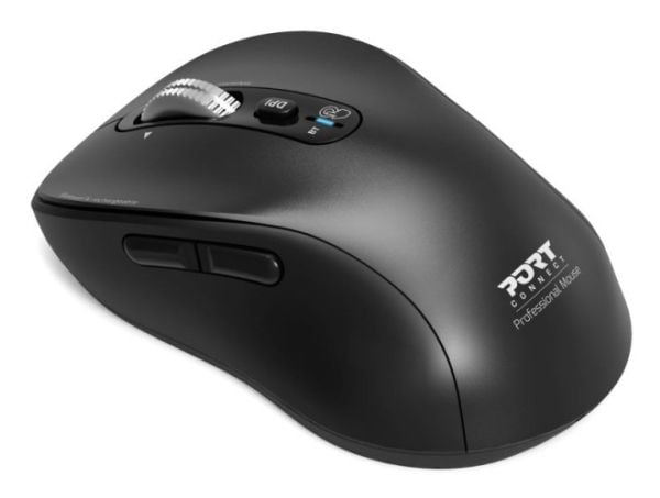PORT Connect Professional EXPERT - Mus - ladbar - optisk - 6 knapper - trådløs - Bluetooth