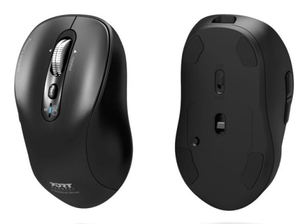 PORT Connect Professional EXPERT - Mus - ladbar - optisk - 6 knapper - trådløs - Bluetooth