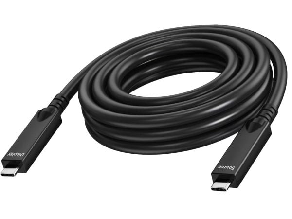 Vision - USB-kabel - USB-C (hann) til USB-C (hann) - USB 3.2 Gen 1 / DisplayPort 2.1 - 3 A - 7 m - Active Optical Cable (AOC), USB Power Delivery (...