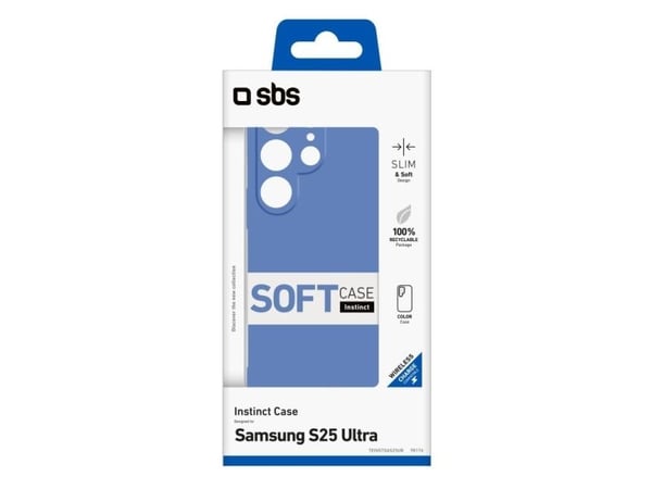 SBS TEINSTSAS25UB, Deksel, Samsung, Galaxy S25 Ultra, 17,5 cm (6,9"), Blå