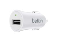 Belkin MIXIT Car Charger - Bilstrømadapter - 2.4 A (USB) - hvit