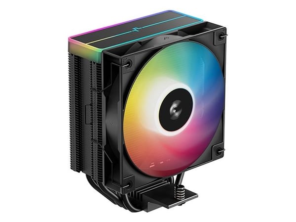 Deepcool AG400 BK ARGB V2 - Prosessorkjøler - (for: LGA1851, AM4, AM5, LGA1200, LGA1700, LGA115x Socket) - 120 mm - svart