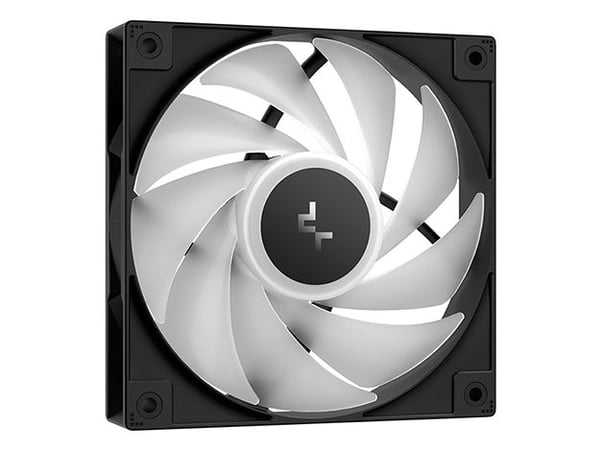 Deepcool AG400 BK ARGB V2 - Prosessorkjøler - (for: LGA1851, AM4, AM5, LGA1200, LGA1700, LGA115x Socket) - 120 mm - svart