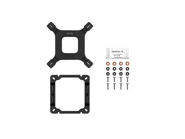 Deepcool AG400 BK ARGB V2 - Prosessorkjøler - (for: LGA1851, AM4, AM5, LGA1200, LGA1700, LGA115x Socket) - 120 mm - svart