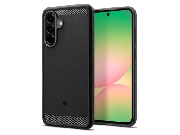 Spigen Rugged Armor, Etui, Samsung, Galaxy A56 5G, 17 cm (6.7"), Sort