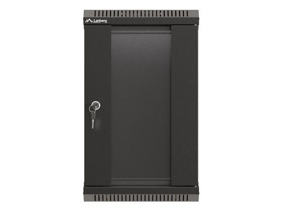 LANBERG 10" 9U 300X300 MUSTA LASIOVELLINEN ASENNUSTELINE (FLAT PACK)