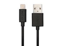 Veho - Lightning-kabel - USB hann til Lightning hann - 1 m - svart