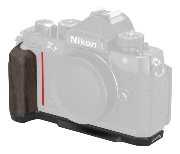 SmallRig 4801, digitalkameragrep, Nikon, Nikon Z f 4801, svart, tre, aluminium, tre, 149,8 mm