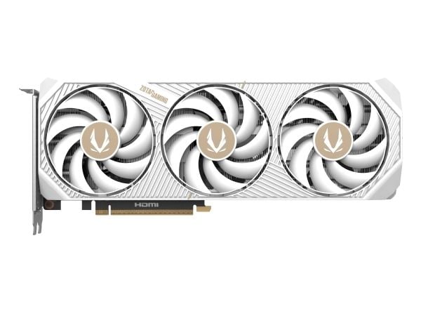 ZOTAC GAMING GeForce RTX 5070 AMP - White Edition - grafikkort - GeForce RTX 5070 - 12 GB GDDR7 - PCIe 5.0 x16 - 3 x DisplayPort, HDMI - hvit