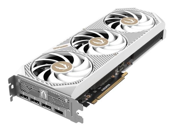 ZOTAC GAMING GeForce RTX 5070 AMP - White Edition - grafikkort - GeForce RTX 5070 - 12 GB GDDR7 - PCIe 5.0 x16 - 3 x DisplayPort, HDMI - hvit