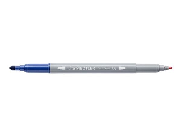 Staedtler 3280, 6 färger, Blandade färger, Fiber, Låda av kartong