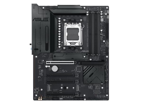 ASUS X870 MAX GAMING WIFI7 - Hovedkort - ATX - Socket AM5 - AMD X870 Chipset - USB4, USB-C 3.2 Gen 2x2, USB 3.2 Gen 2, USB 3.2 Gen 1 - Wi-Fi 7, 2.5...
