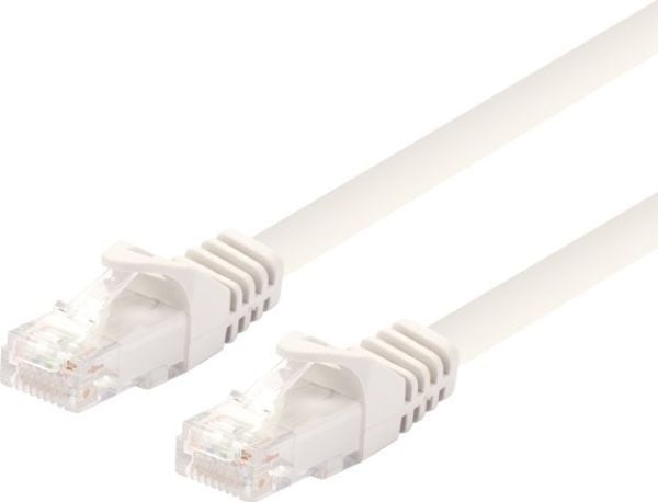 LOGON TCU66A010I, 1 m, Cat6a, U/UTP (UTP), RJ-45, RJ-45, Elfenben