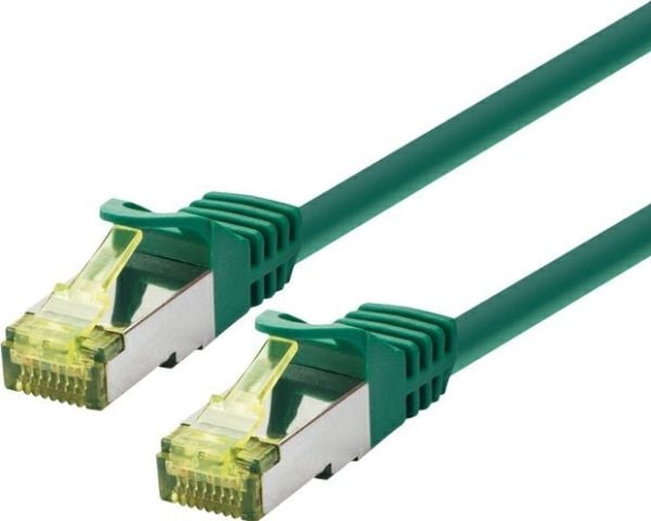 LOGON TCR6ASS0025G, 0,25 m, Cat6a, S/FTP (S-STP), RJ-45, RJ-45, Grønn