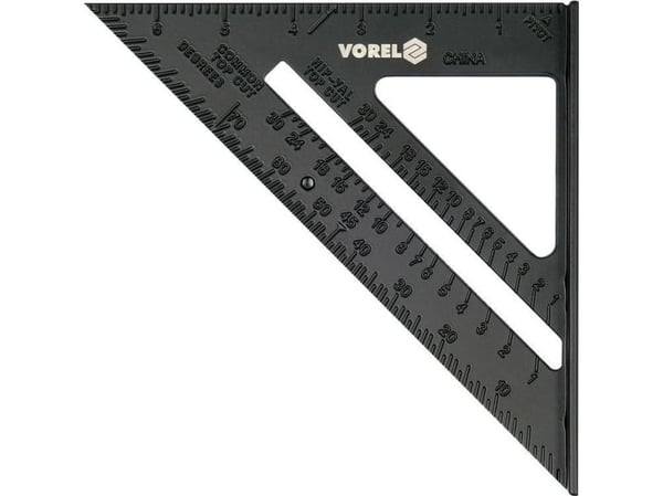 VOREL ALUMIINIA KULMA, JOSSA VARSI 250mm T18377