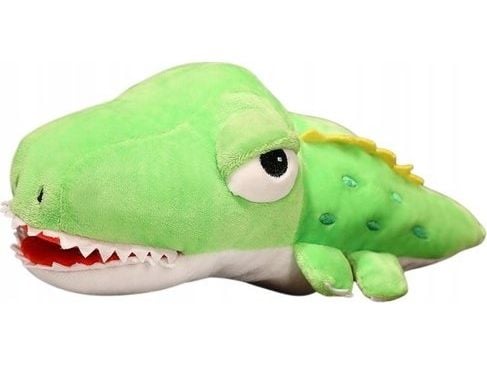 LeanToys Pehmo maskotti krokotiili vihreä nukke 30 cm