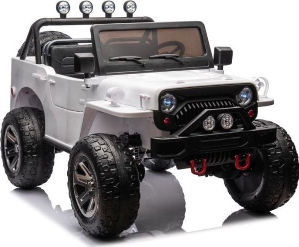 Lean Cars Batteribil for barn Star JH-102, hvit farge